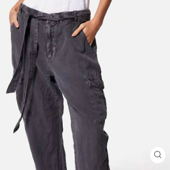 Young Fabulous & Broke Pants - Young fabulous and Broke Natalie Cargo Pant in Charcoal size Large
